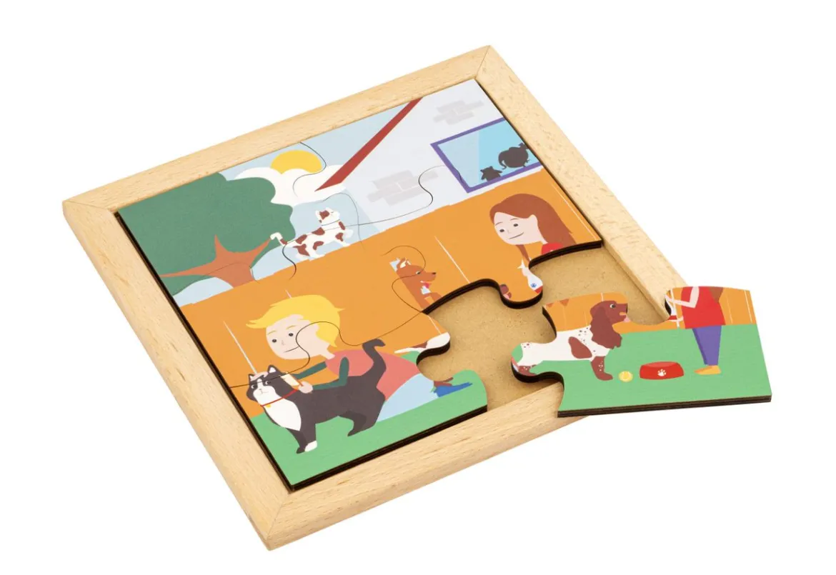 Bilderpuzzle - Im Garten, 6 Teile, ab 3 Jahre