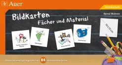 Bildkarten Fächer und Material