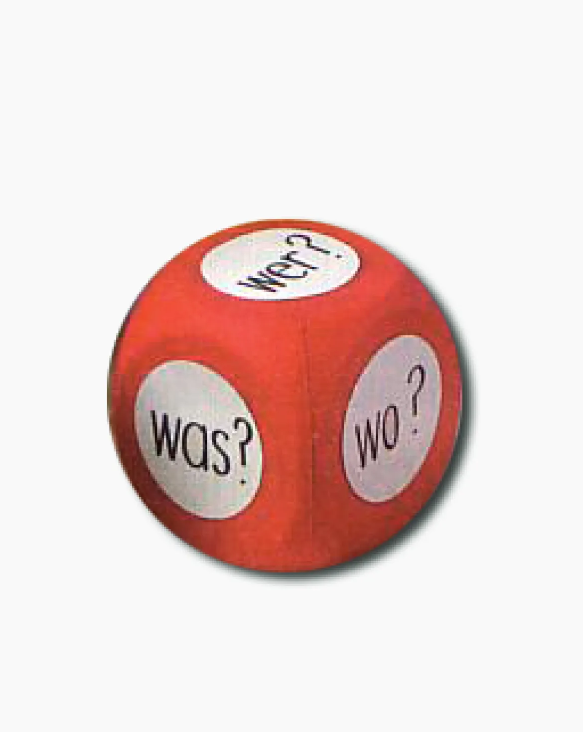 Blanko-Riesenwürfel 15 cm, rot