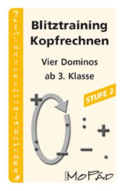 Blitztraining Kopfrechnen - Stufe 2, Kartenspiel, 3.-4. Klasse