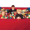 Bällchenpool rot-blau 2,5 x 2,5 x 0,5 m