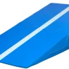 Bänfer Keilmatte aus Weichschaum, 200 x 100 x 50 cm, klappbar, blau, mit Bezug