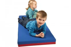 Bodenliegepolster BLAU/ROT, 1400 x 600 x 80 mm