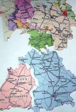 Bodenpuzzle Deutschland politisch