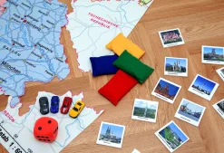 Bodenpuzzle Deutschland politisch Zubehörbox