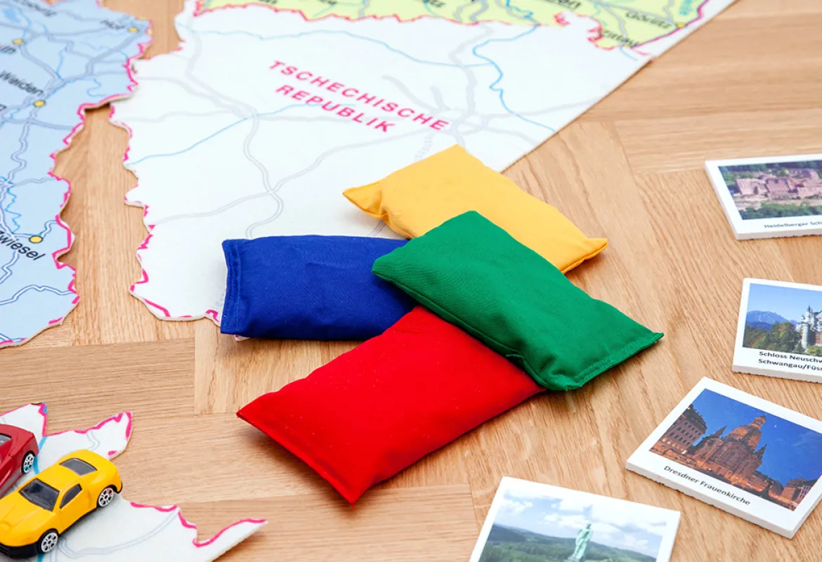 Bodenpuzzle Deutschland politisch Zubehörbox