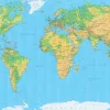 Bodenpuzzle Erde physisch