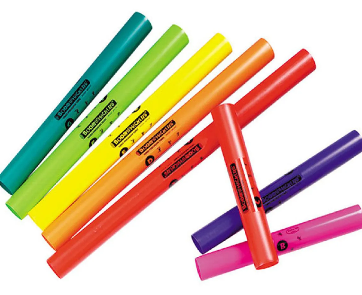 Boomwhackers®, diatonischer Satz, Set mit 8 Röhren