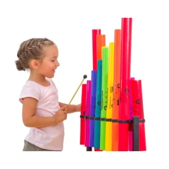 Boomwhackers®, Klassensatz, Set mit 39 Röhren, inkl. 8 Octavator-Caps