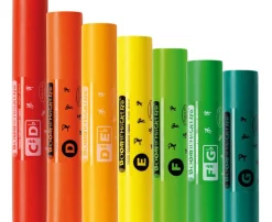 Boomwhackers®, Sopran, chromatischer Ergänzungssatz, Set mit 7 Röhren