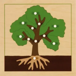Botanisches Puzzle: Baum, ab 4 Jahre