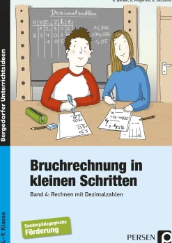 Bruchrechnung in kleinen Schritten 4, Buch, 5.-9. Klasse
