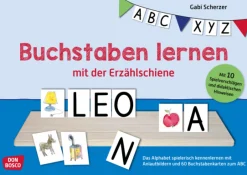 Buchstaben lernen mit der Erzählschiene, Heft, ab 4 Jahre