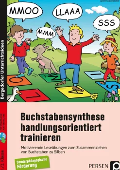 Buchstabensynthese handlungsorientiert trainieren, Buch, 1. und 2. Klasse