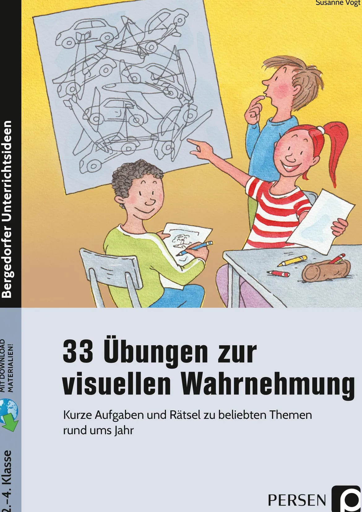 33 Übungen zur visuellen Wahrnehmung, Buch, 2. bis 4. Klasse