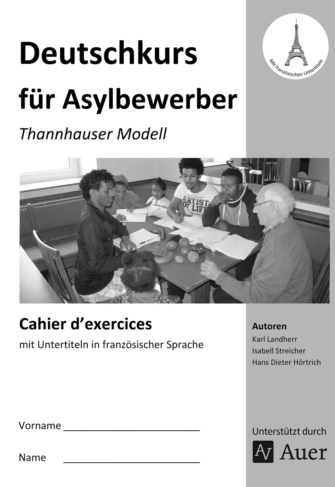 Cahier d'exercices Deutschkurs für Asylbewerber