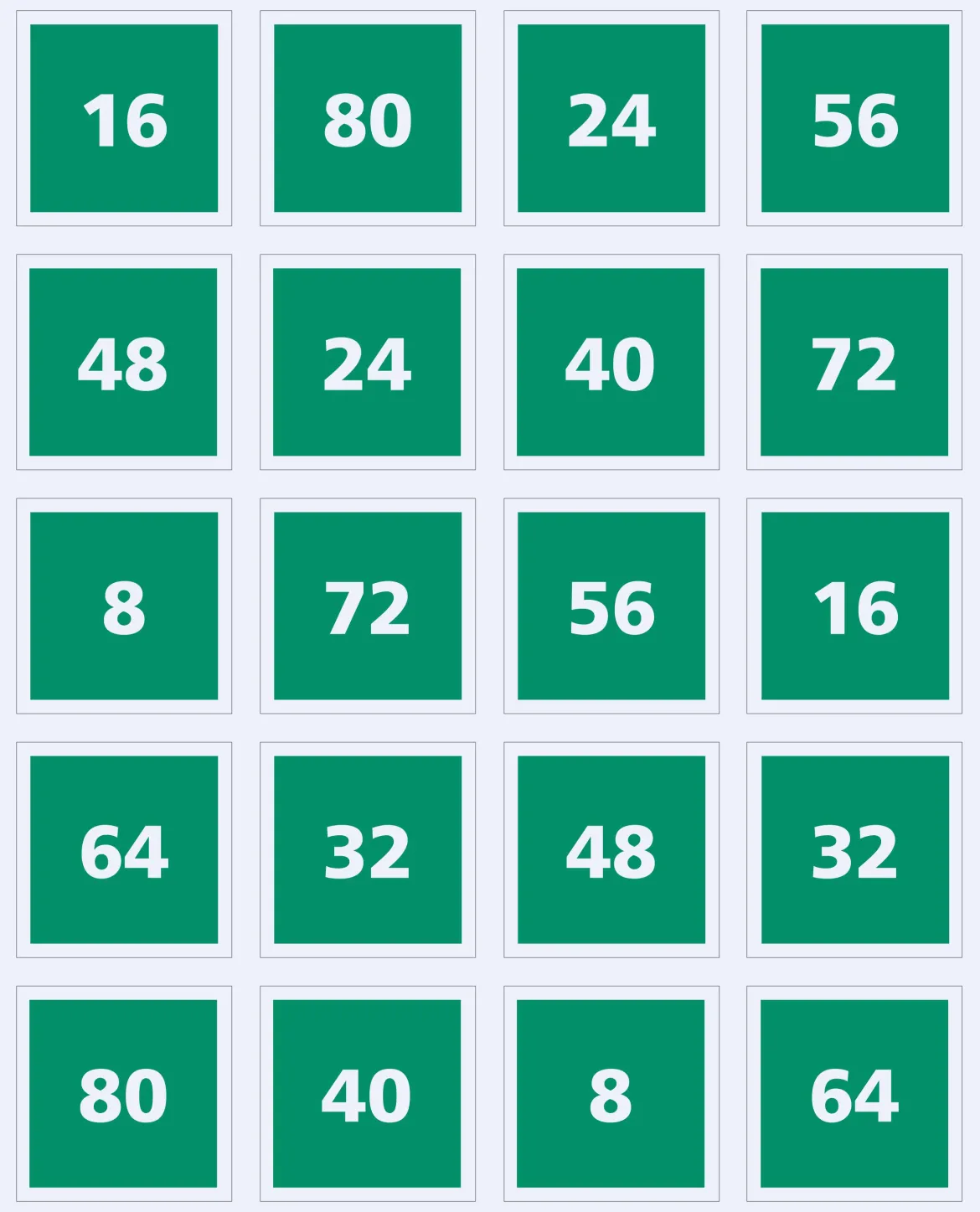 Cambio - Multiplikation bis 100, 6-12 Jahre
