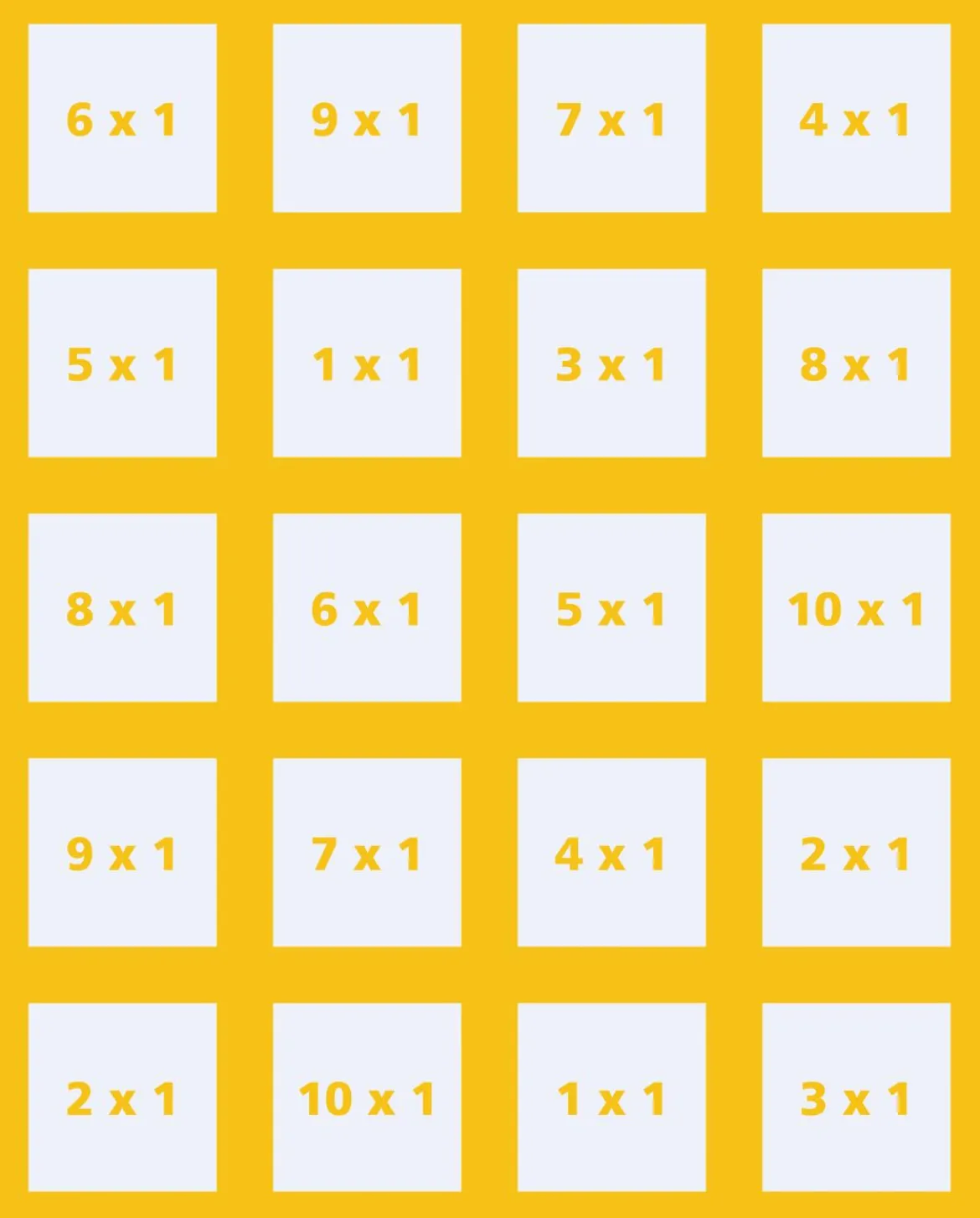 Cambio - Multiplikation bis 100, 6-12 Jahre