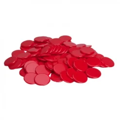 Chips rot 100 Stück, ab 4 Jahre