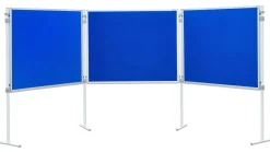 Compra Profi-Stellwände Komplett-Set A: Tafelreihe, Stoffbezug blau