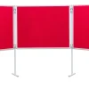 Compra Profi-Stellwände Komplett-Set A: Tafelreihe, Stoffbezug rot