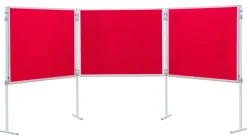 Compra Profi-Stellwände Komplett-Set A: Tafelreihe, Stoffbezug rot