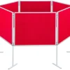 Compra Profi-Stellwände Komplett-Set C: Hexagon, Stoffbezug rot