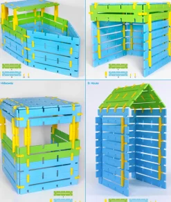 Constructa Den, Konstruktions-Gruppen-Set, 152 Teile, ab 3 Jahre