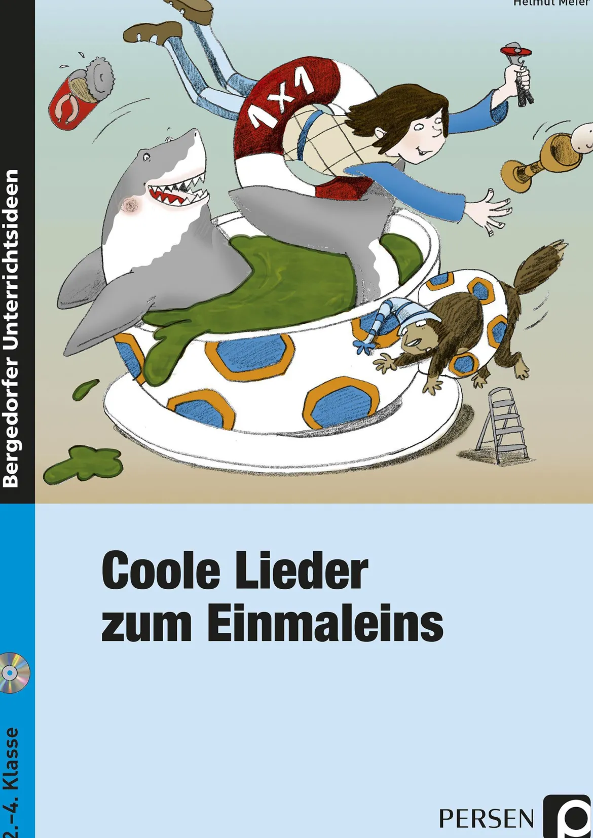 Coole Lieder zum Einmaleins, Buch inkl. Audio-CD, 2.-4. Klasse
