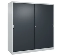C+P Sportgeräteschrank, 1950x1900x600mm, Korpus RAL 7035 Lichtgrau, Front RAL 7016 Anthrazitgrau
