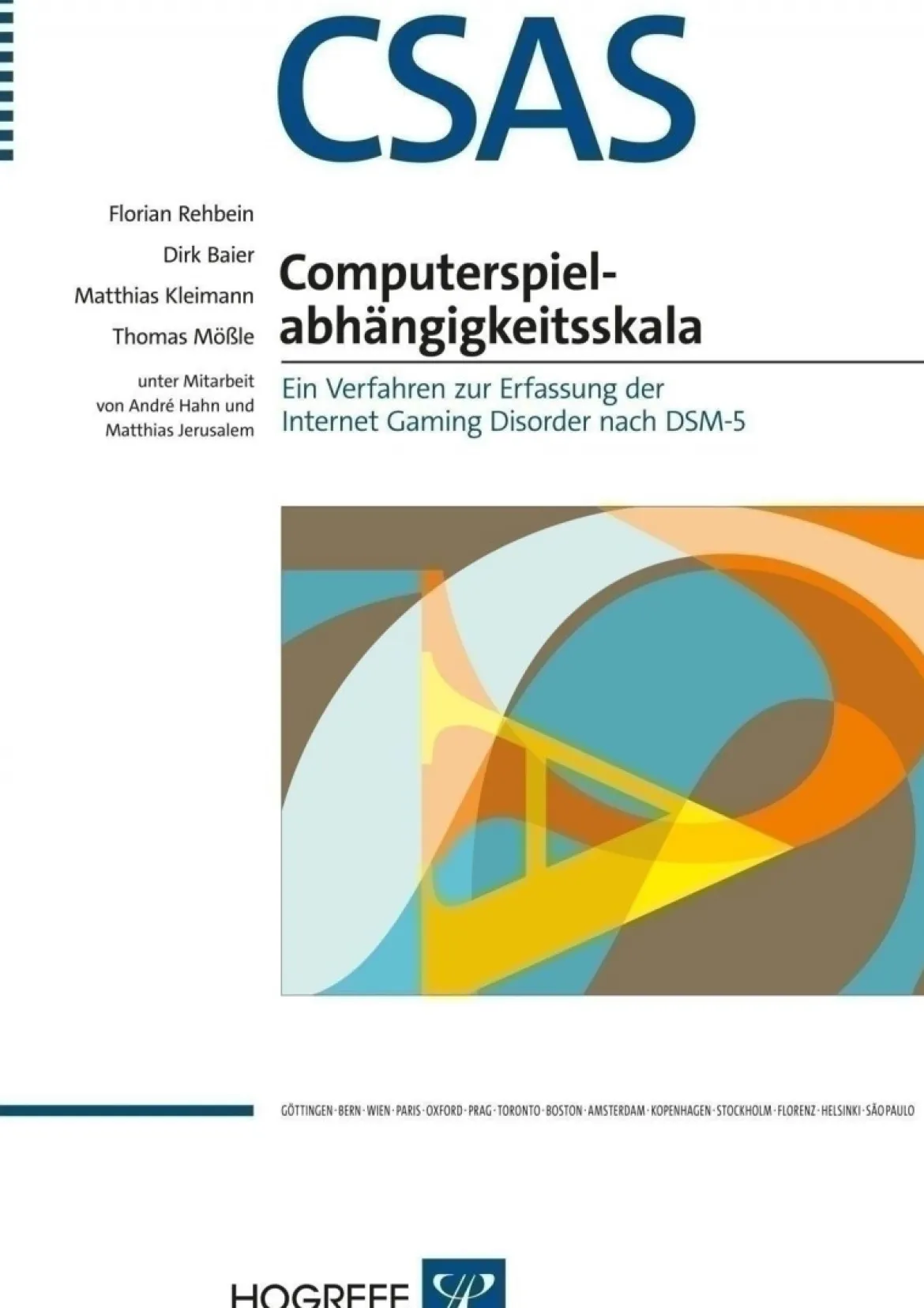 CSAS Computerspielabhängigkeitsskala, kompletter Test, 16-49 Jahre