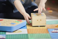 Cubetto, Coding-Roboter aus Holz, mit Programmiertafel und Blöcken, bildschirmfrei, ab 3 Jahren