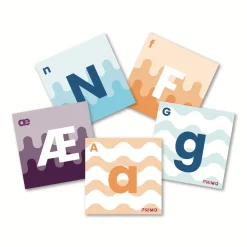 Cubetto, Erweiterungsset Buchstabenkarten für transparente Matte, 36-teilig