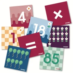 Cubetto, Erweiterungsset Ziffernkarten für transparente Matte, 36-teilig