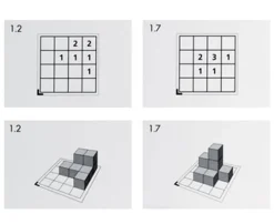 Cubo Set 2, Aufgabenkarten für 2-8 Würfel, 4-14 Jahre