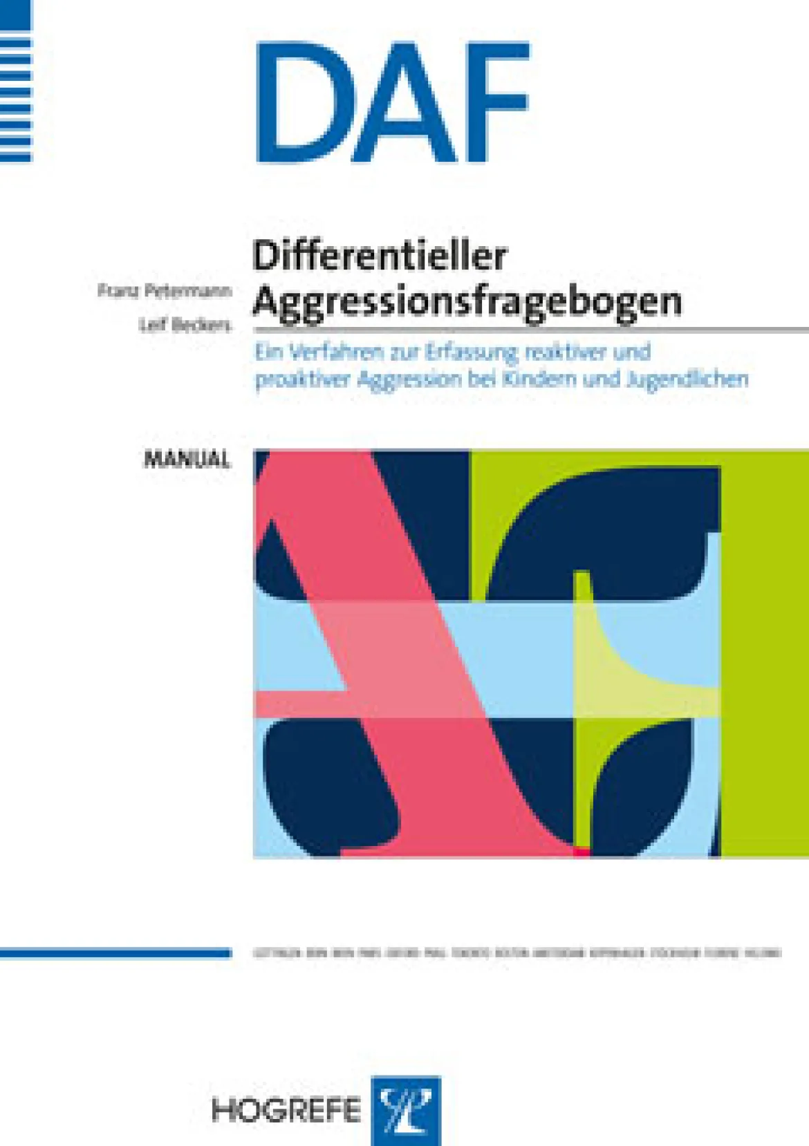 DAF Agressionserfassung, komplett