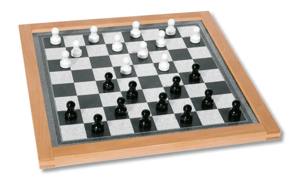 Dame, Brettspiel, magnetisch, für 2 Spieler, 35x35cm