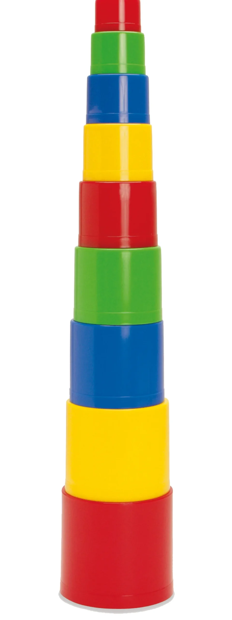 dantoy® Baubecher ohne Motiv im Netz (9 Stück), ab 12 Monate