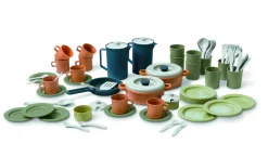 dantoy® BIOplastic Kaffee- und Ess-Service, 79 Teile, ab 2 Jahre