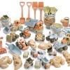 dantoy® BIOplastic Sandset mit Fahrzeugen 62 Teile, ab 12 Monate