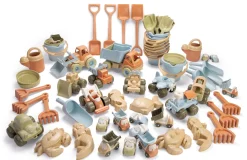 dantoy® BIOplastic Sandset mit Fahrzeugen 62 Teile, ab 12 Monate
