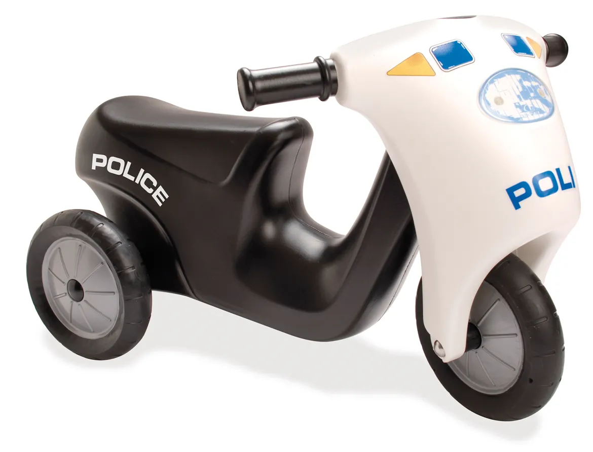 dantoy® Polizei Scooter mit Gummirädern