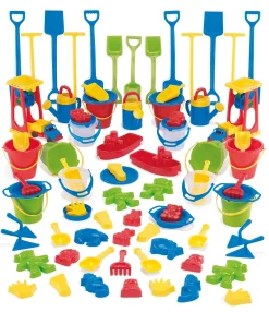 dantoy® Sandspiel Sortiment KIGA Packung, 84 Teile Sandspielzeug