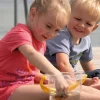 dantoy® Sandspielzeug, Eimer transparent klar, 1 Stück, Höhe 14cm