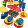 dantoy® Sandspielzeug, Ess-Servies für 12 Kinder, 81 Teile