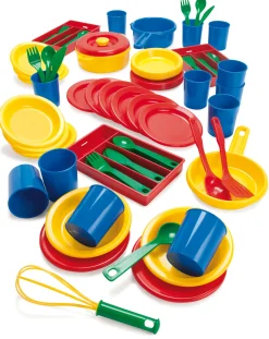dantoy® Sandspielzeug, Ess-Servies für 12 Kinder, 81 Teile