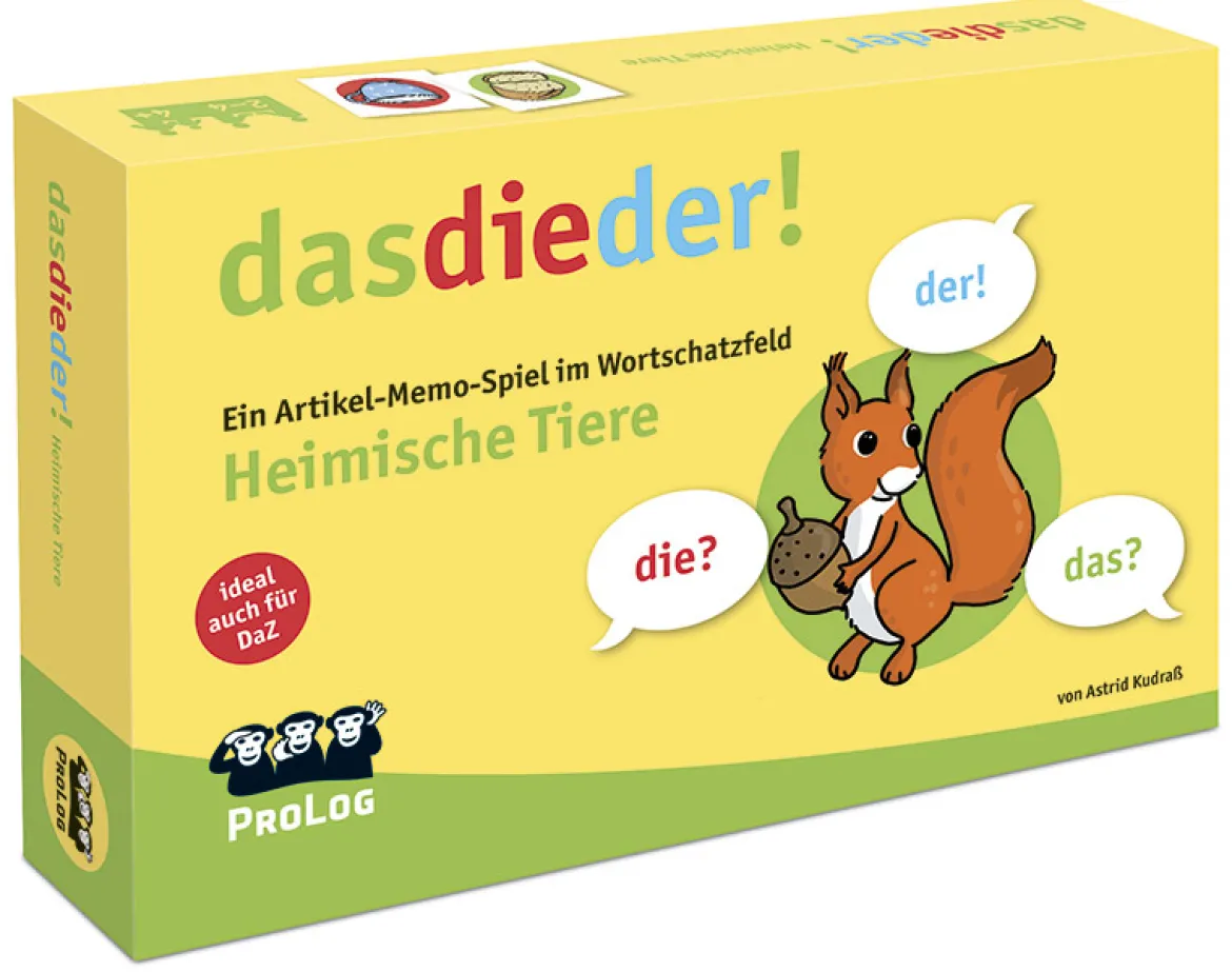 dasdieder! Heimische Tiere, Memo-Spiel, ab 4 Jahre
