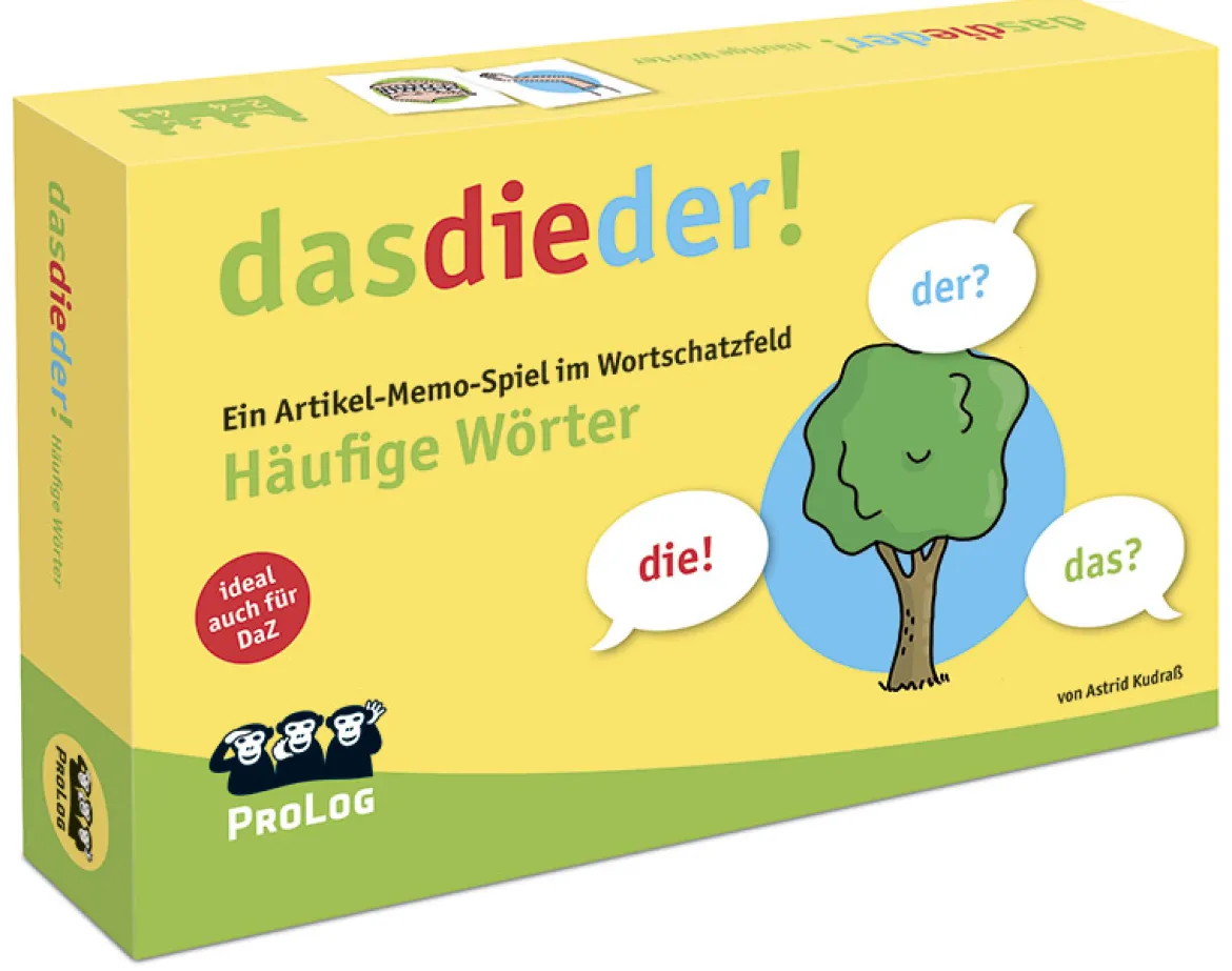 dasdieder! Häufige Wörter, Memo-Spiel, ab 4 Jahre