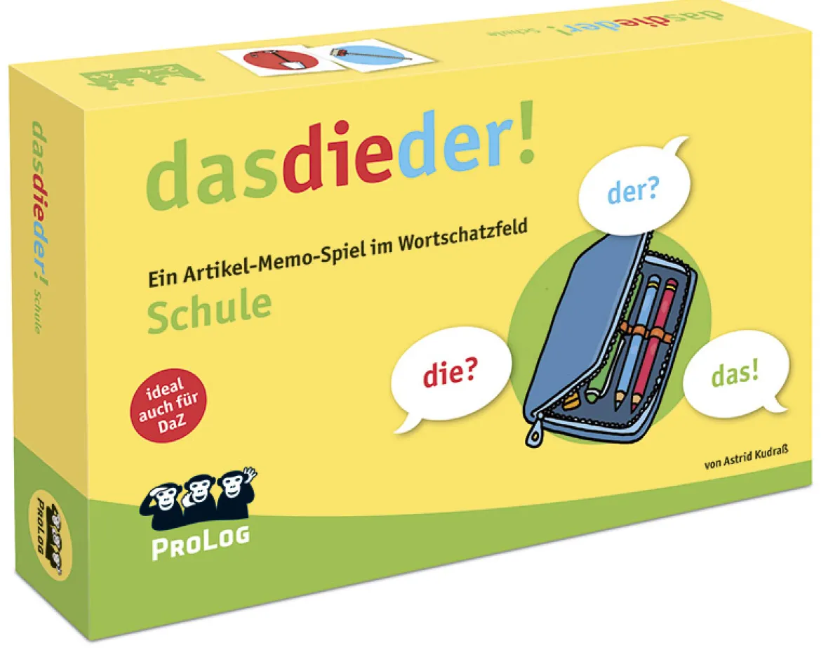 dasdieder! Schule, Memo-Spiel, ab 4 Jahre