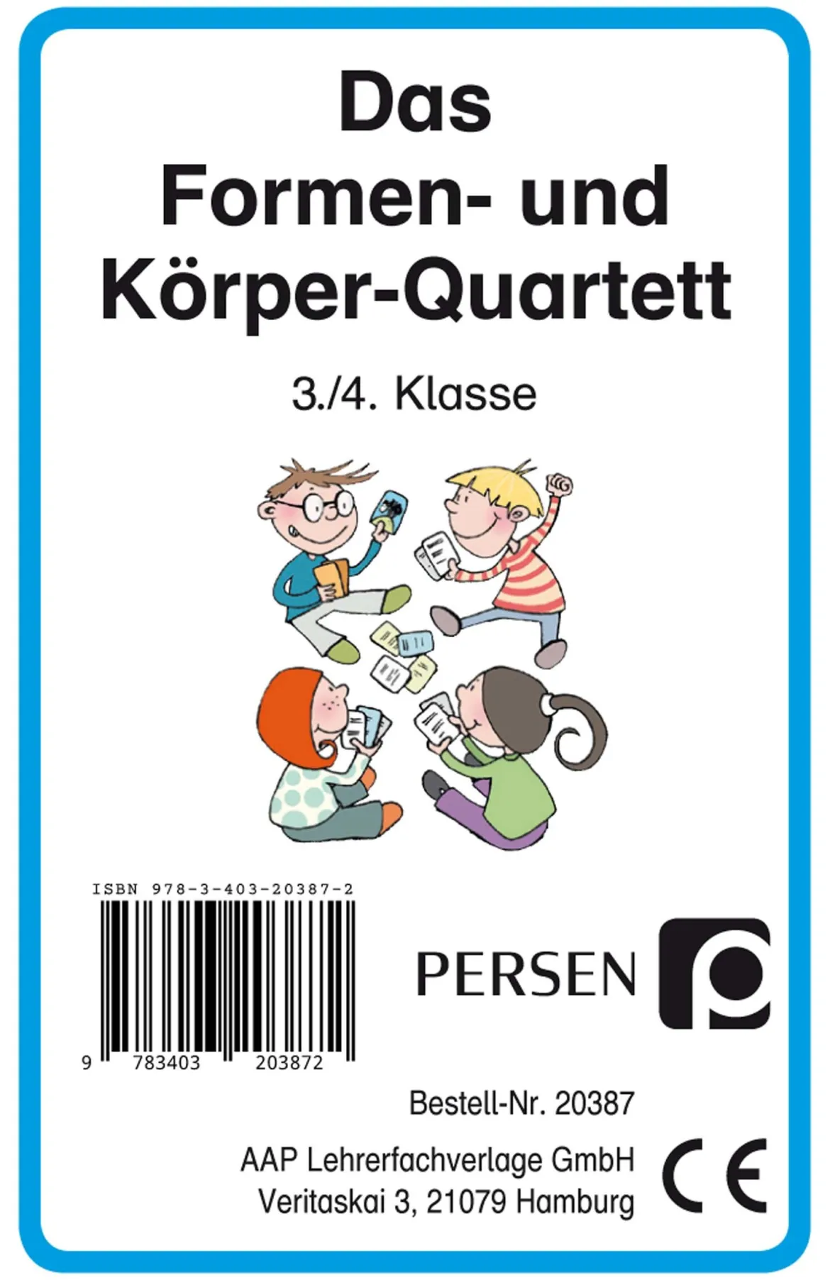Das Formen- und Körper-Quartett, Kartenspiel, 3. und 4. Klasse